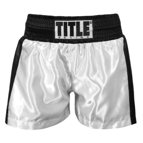 title boxing Shorts Nwt Title Boxing Professional Womens Satin
